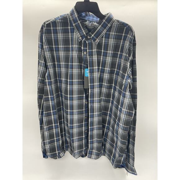 Van Heusen Never Tuck Slim Fit Long Sleeve Button up shirt - Size XXL - Picture 1 of 7